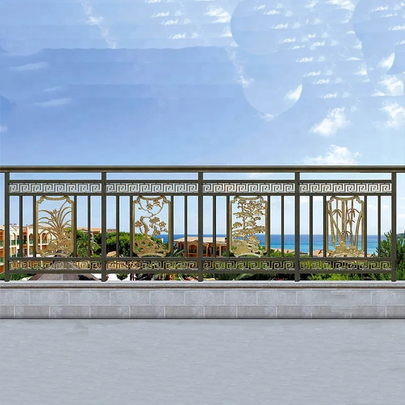 التخصيص أحدث درابزين شرفة المنزل درابزينات درابزين الشرفة الحديثة عالية الجودة