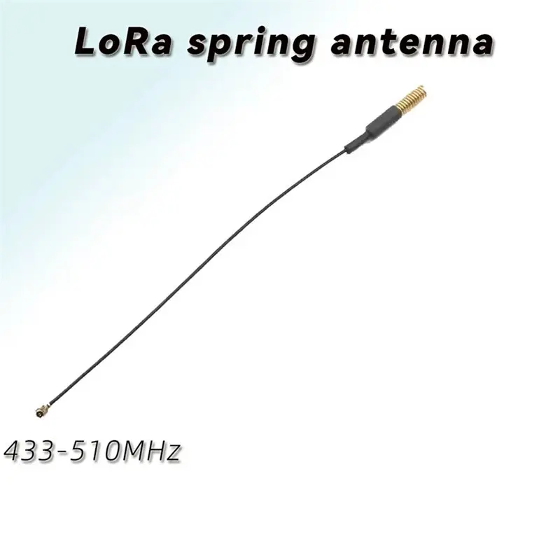 Reliable-For Lorawan For Lora For LORA32U4II Compatible 433-470Mhz 3D Bi Pure Copper RG1.13 Semi-Built-In Spring Antenna 1PCS,Fo