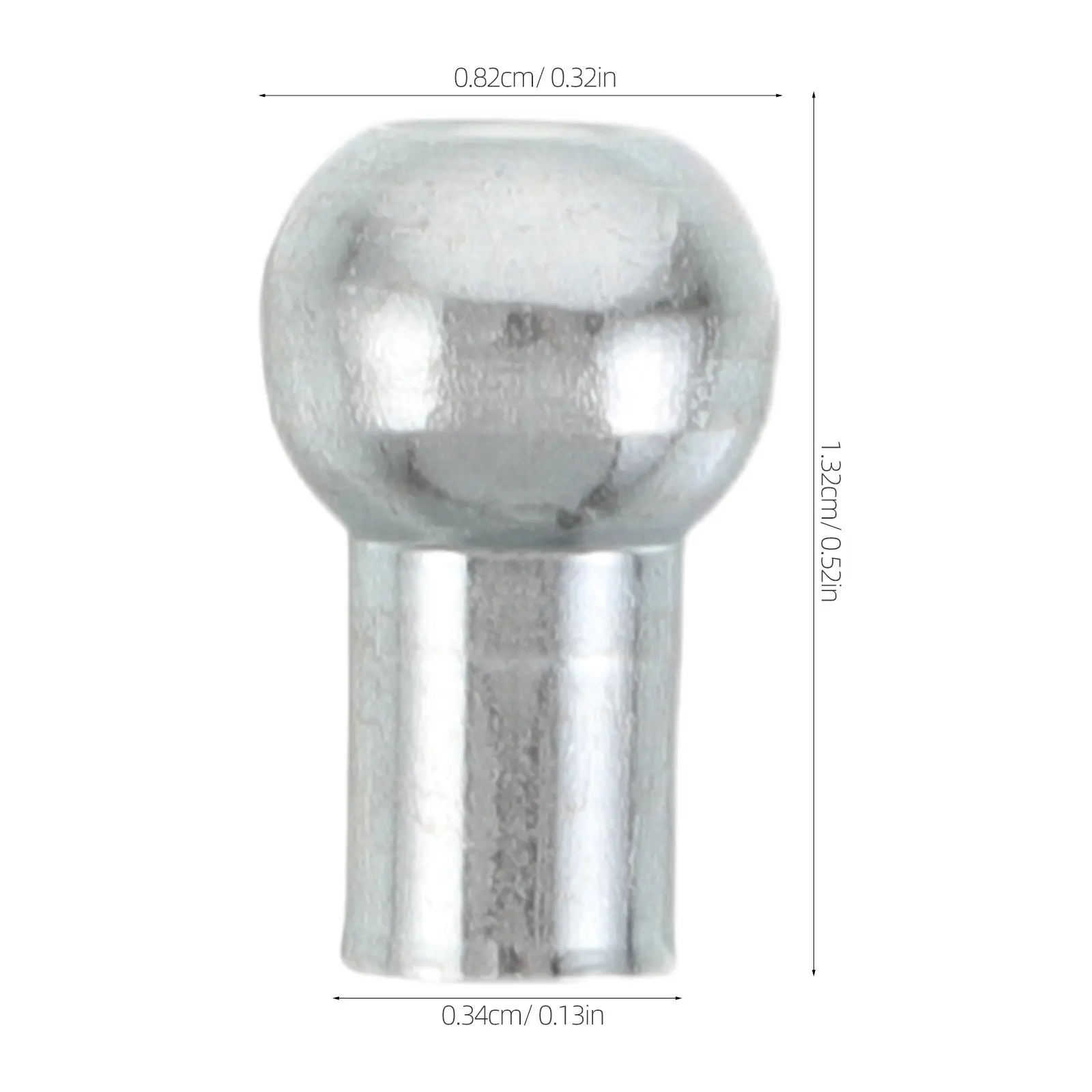 10pcs Gym Cable Ball Terminal Fitness Cable Ball End Fitting Steel Wire Rope Stopper Repair Hardware For Exercise Pulley Machine