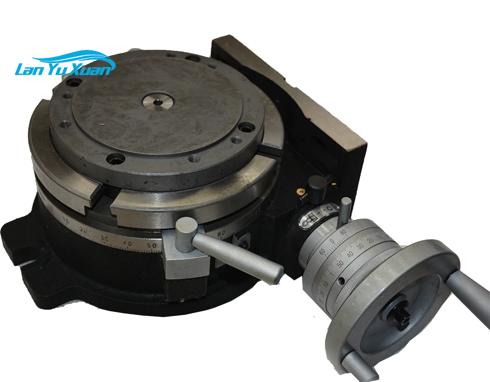 TSL350 HV-14 Manual rotary table with flange and 320 three jaw chuck for drill machine