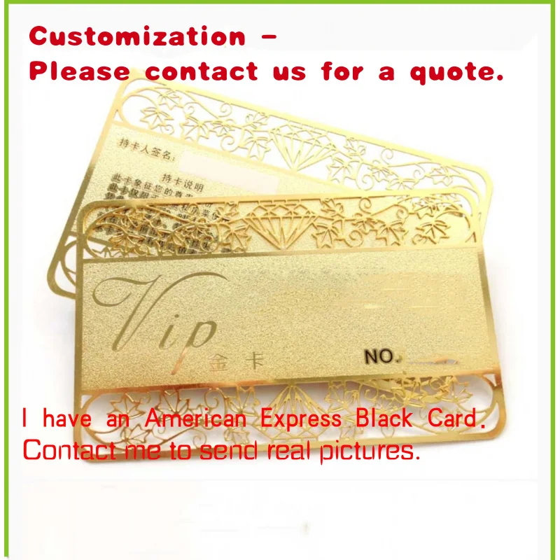 

custom.Custom High-Grade VIP Card Black Brushed Metal Membership Card