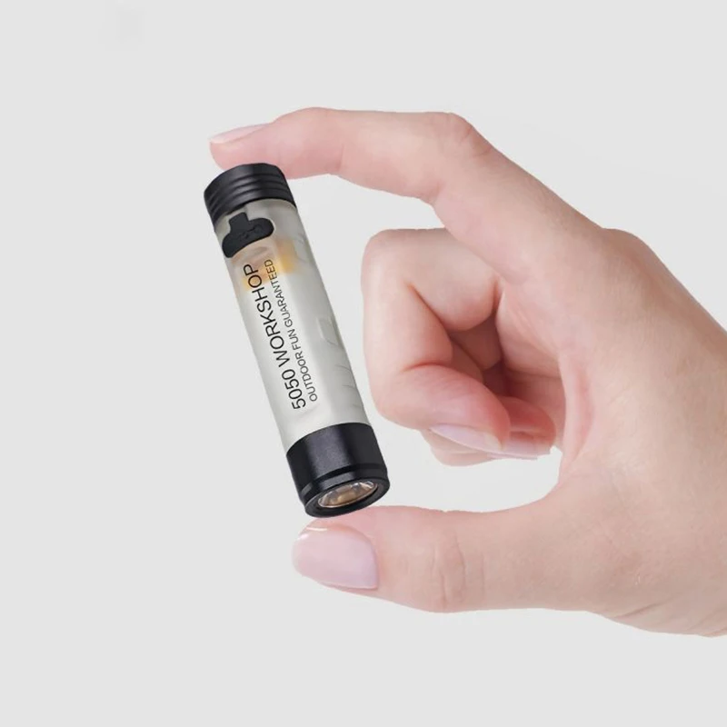 Torce luminose con clip per cappello per sport notturni all'aperto, lampada con cappuccio tascabile a rilascio manuale, luce ricaricabile con clip