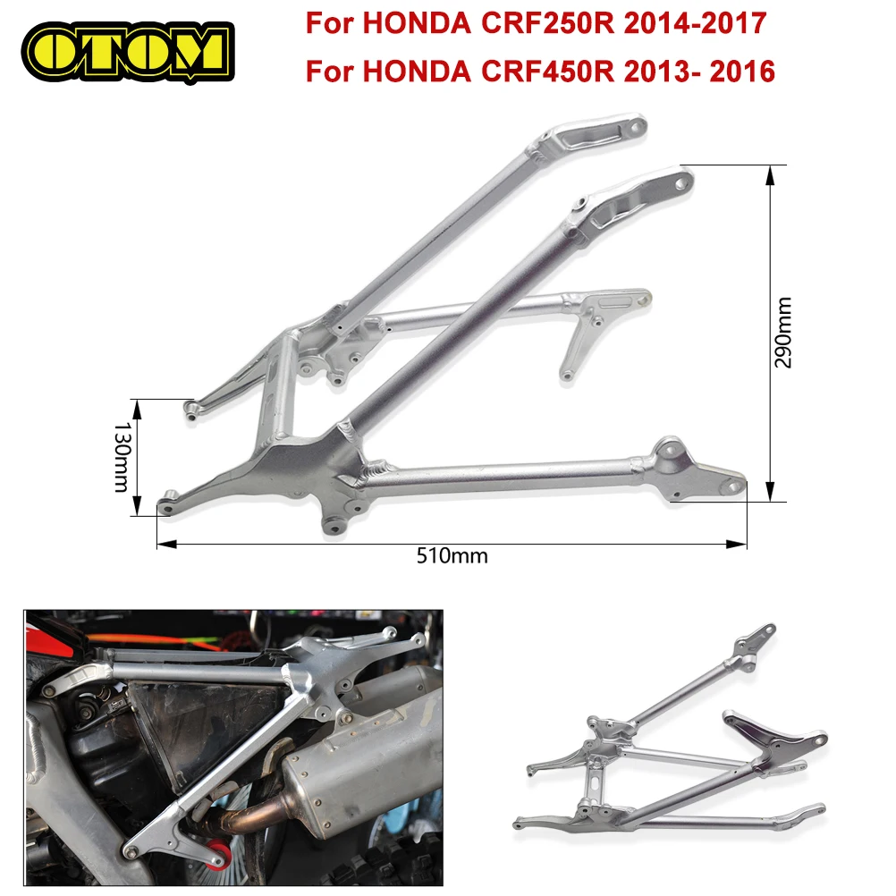

Для HONDA мотоцикла подрамник заднего сиденья опорная рама кронштейн задней бабки CRF250R 2014-2017 CRF450R 2013-2016 аксессуары для велосипедов