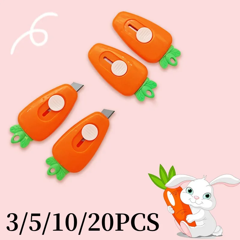 1/3/5/10/20 قطعة سكّين متعدّد الاستخدامات صغير جيب الجزرة INS سكّين متعدّد الاستخدامات صندوق سكين الة قطع الورق كرافت ورقة سكين التفاف القرطاسية