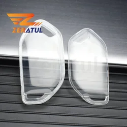 For KIA EV9 Seltos Picanto Sorento MQ4 Carnival KA4 Morning K5 Carens 2024 Transparent TPU Car Key Case Cover Shell Accessories