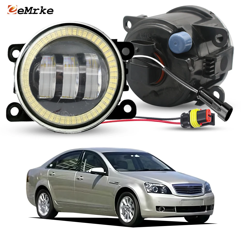 

OEM Style Fog Lights Halogen LED For Holden Statesman WM / Chevrolet Caprice 2006 2007 2008 2009 With Lens Angel Eye DRL Halo