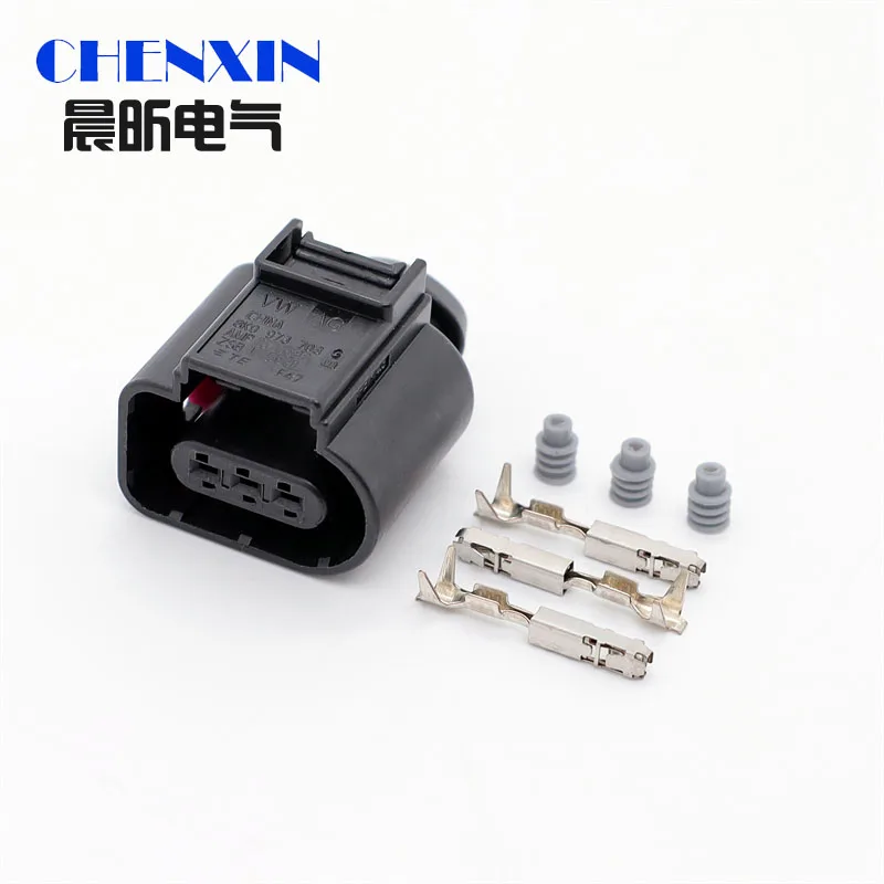 

car accessory 8K0973703 3 Pin 1.5mm Air Conditioning Pressure Switch Intake Pressure Sensor Connector For VW Audi