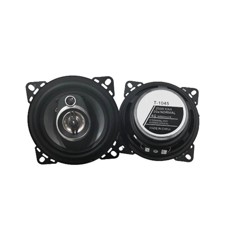 

4-дюймовые профессиональные современные 2-полосные коаксиальные автомобильные динамики, аксессуары для автозвука, стереодинамики для автомобиля (1 пара динамиков)