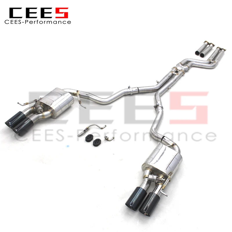 CEES Exhaust With Valvetronic For BMW Z4 E89 N52 N20 N54 N55 2.0T 3.0T 2009+SS304 Stainless Steel Muffler Carbon Fiber Tips view 2
