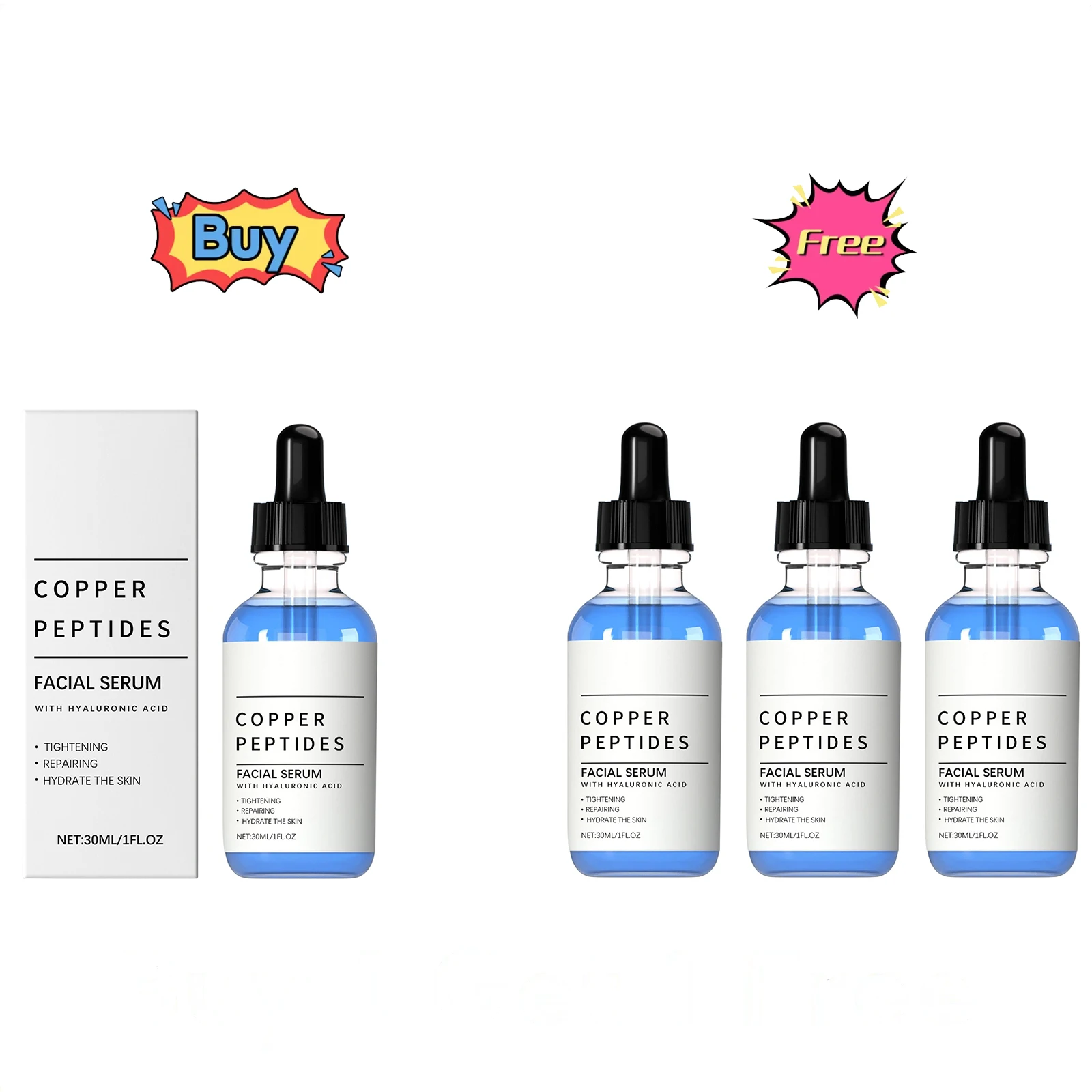 Hyaluronic Acid Facial Serum Moisturizing Hydrating Glow Boosting Face Care Essence Dry Skin Nourishing Brighten Daily Skincare
