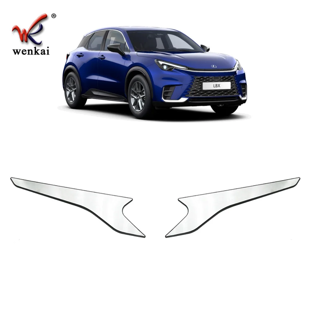 

Front Head Lamp Light Trim For 2024 Lexus LBX Car Styling Accessories ABS Chrome