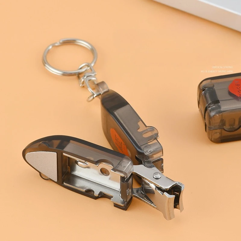 Creative Transform Nail Clippers Mini Folding Nail Clippers Stainless Steel Flip Portable Nail Clippers Key Pendant