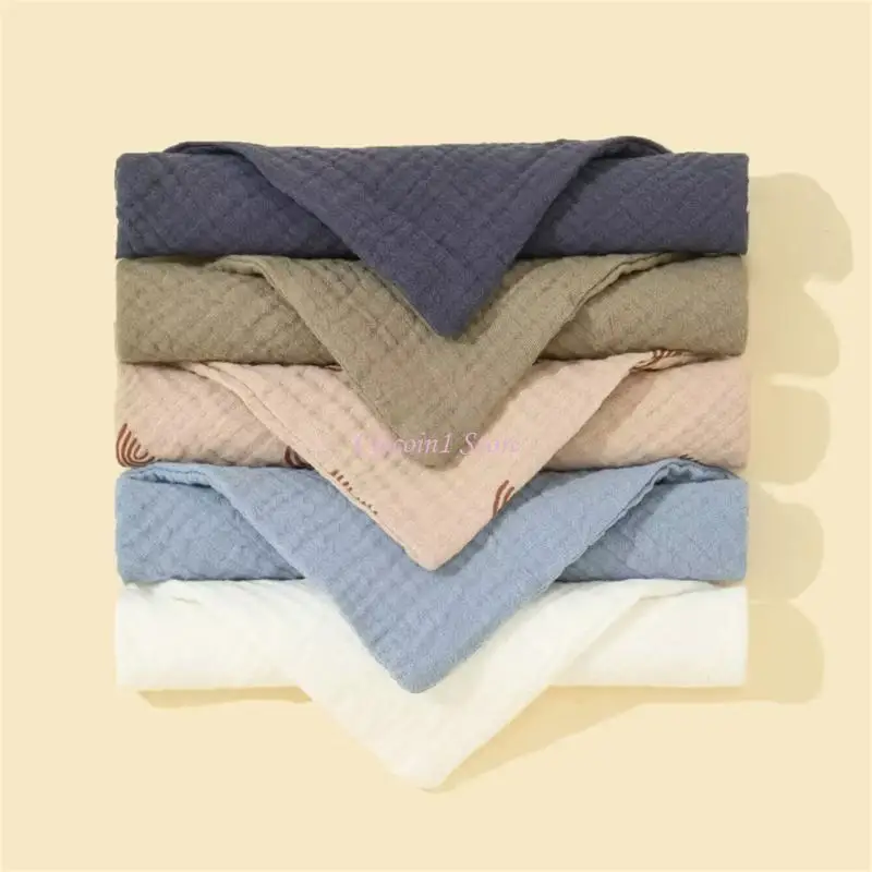 Y1UB 5 قطعة المرايل الطفل القطن ملابس التجشؤ مثلث الترويل مريلة للرضع للجنسين التسنين المفاجئة المرايل الوليد المنتج دش هدية #5