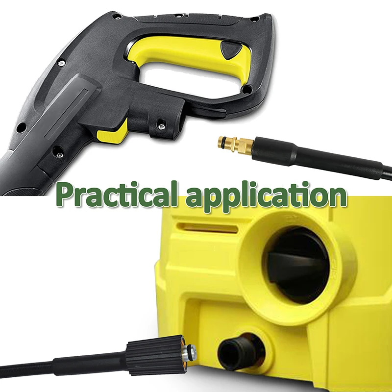 For Karcher K2 K3 K4 K5 K6 K7 High Pressure Washer Hose Pipe Washer Extension Hose Quick Coupling Adapter Water Cleaning  Kit