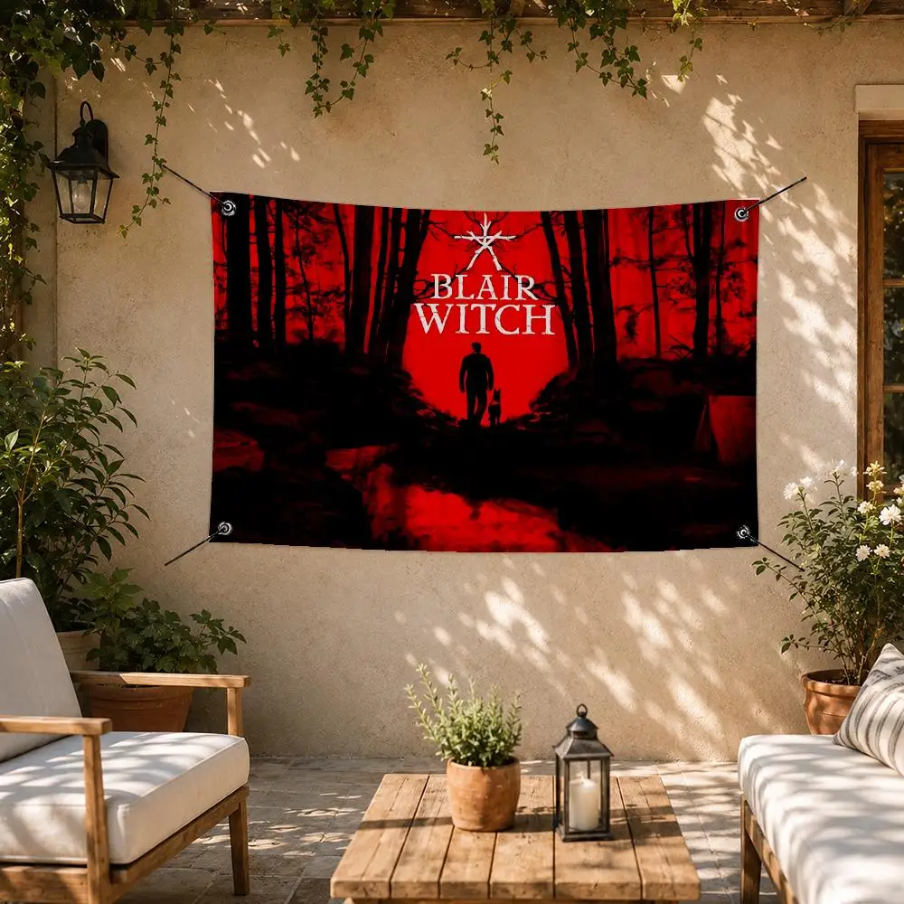 The Blair Witch Project Flags Room Bedroom Home Outdoor Wall Hanging Concert Printed Background Decoration Art Banne