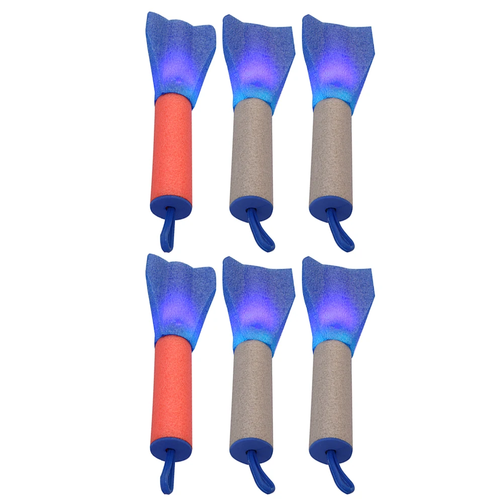 

6 Pcs Ejection Rocket Funny Toys Creative Catapult Finger Rockets Launcher Pearl Cotton