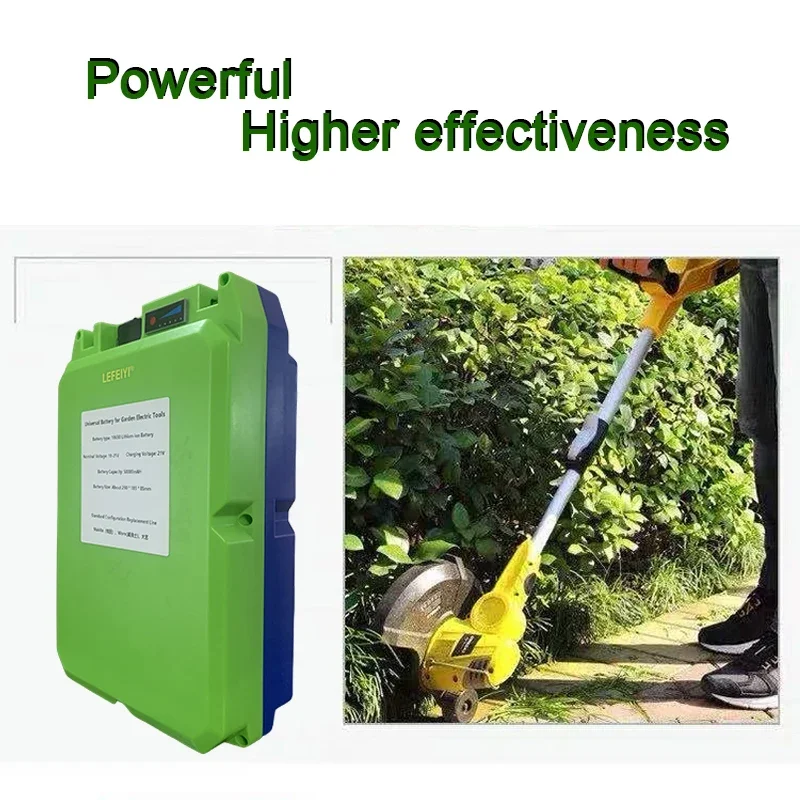 21V 50000mAh 18650 Lithium Battery Is Applicable To Electric Lawn Mower, Hedge Machine, Tea Picker, Etc