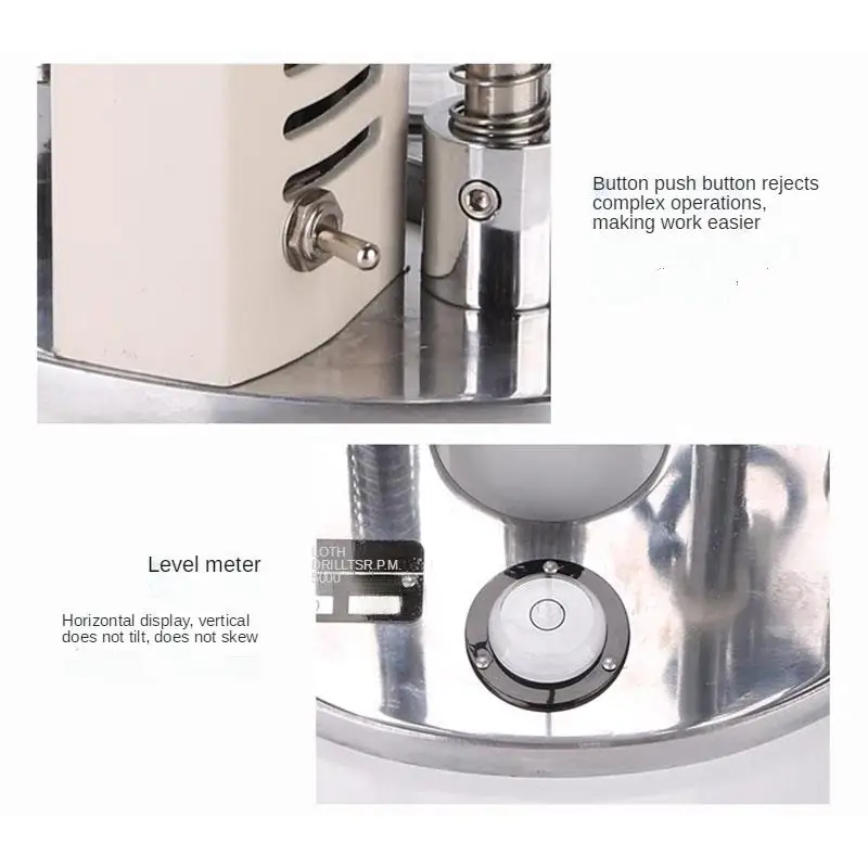 250W Fabric Cutting Positioning Cloth Drilling Machine Hole Puncher Cutting Bed Heating Horizontal Positioning Sewing Equipment