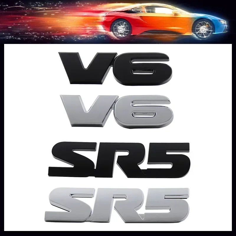

Badge Sticker 3D SR5 4x4 V6 for car Hood Fender trunk Nameplate Decal Emblem