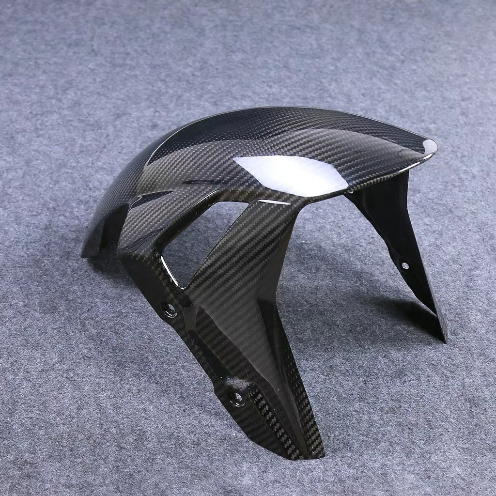Real Carbon Fiber Motorcycle Front Fender Mudguard Guard For BMW F900R F900XR S1000RR 2021 - 2025 S1000XR S1000R HP4 Accessories