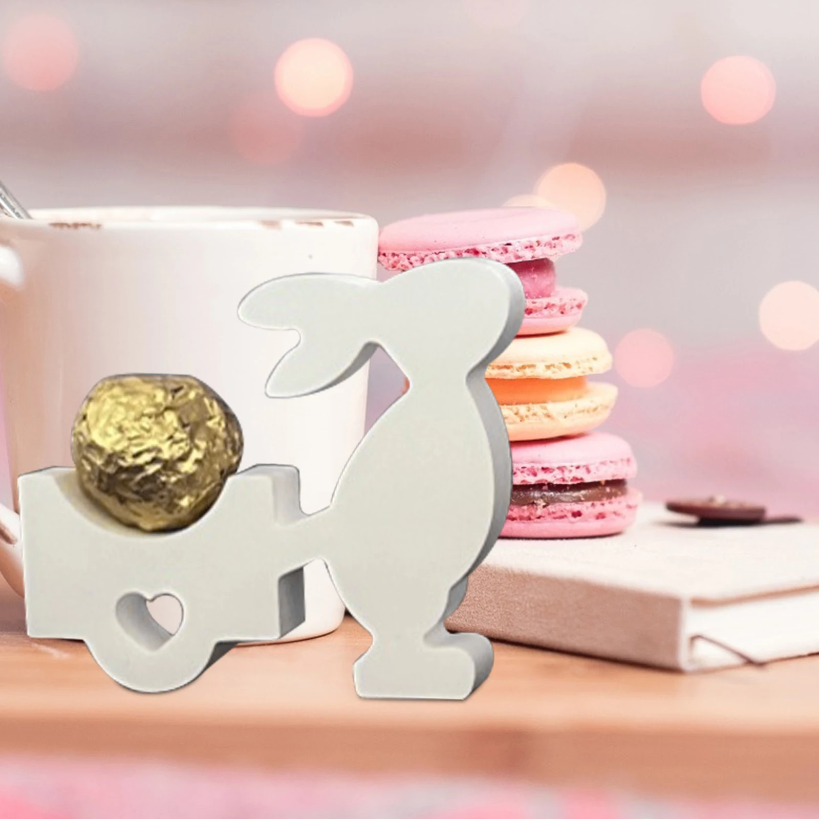 

Силиконовые формы в форме кролика для рукоделия, выпечки, помадка, литейная фигурка, декоративная эпоксидная смола, ювелирные аксессуары, сделай сам, ремесло