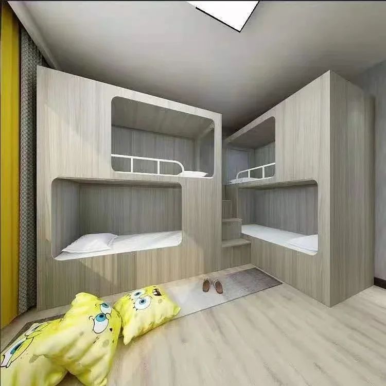 E-Sports Space Capsule Room Rest B & B Sleep Warehouse Capsule Hotel Furniture Bed School Bunk Bed Manufacturer