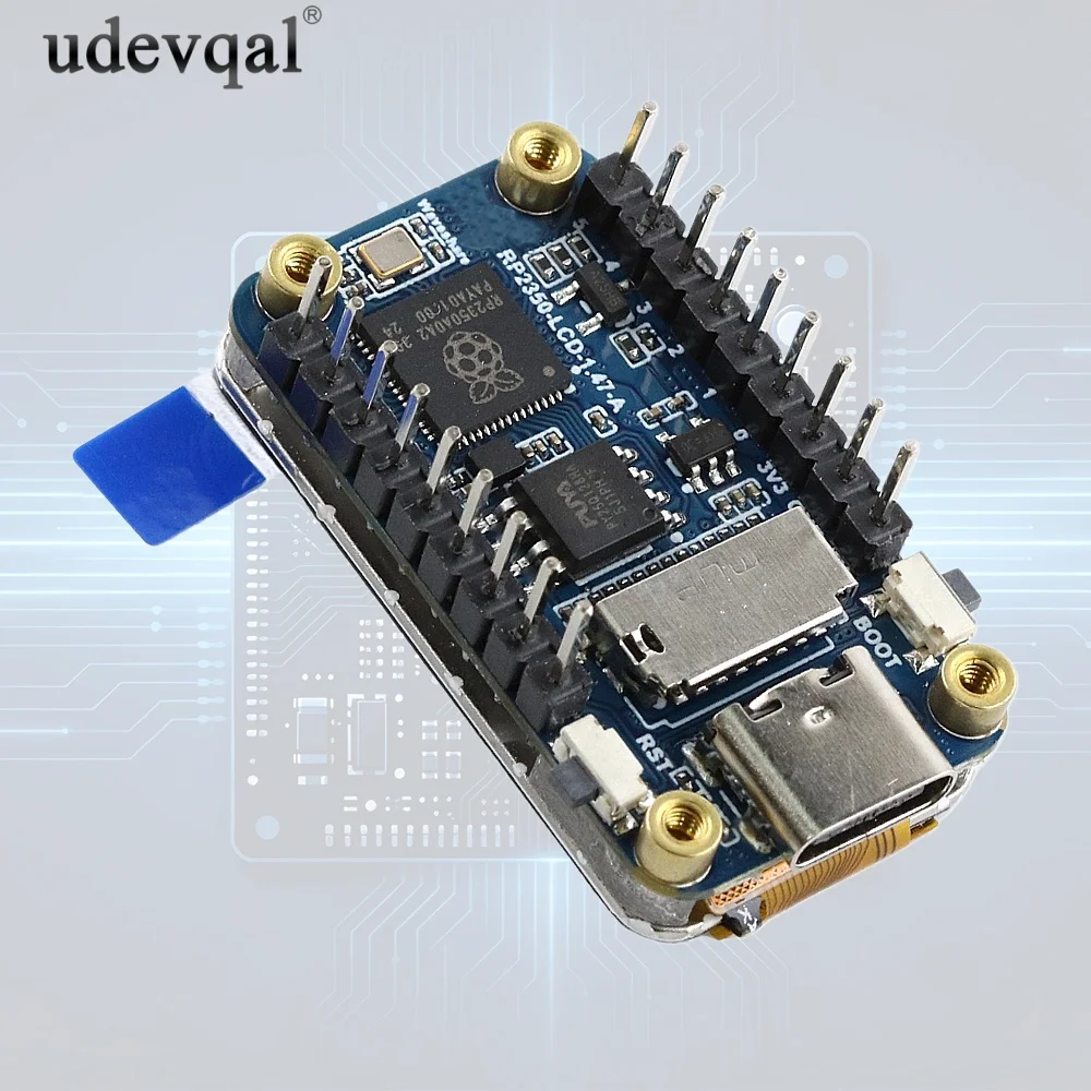 RP2350 1.47-inch LCD Display Module with 172x320 Resolution Equipped with RGB Lights and an SD Card Slot for Raspberry Pi Pico