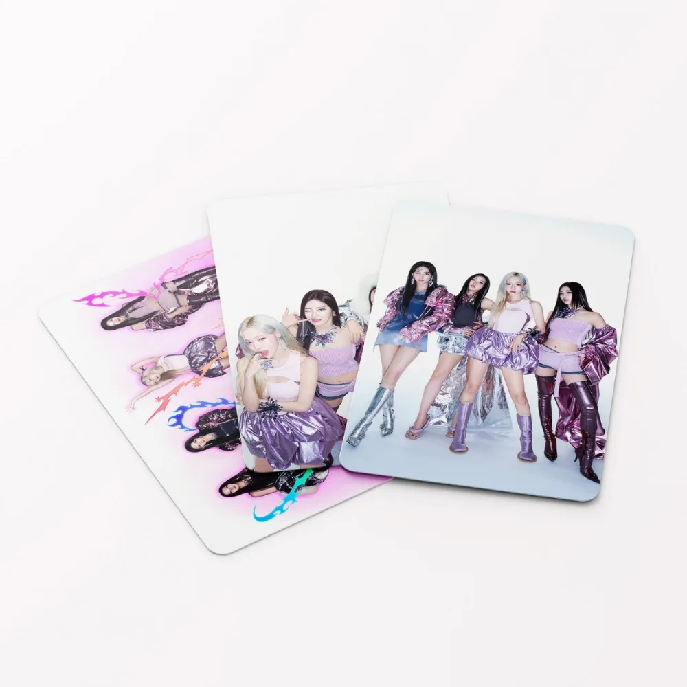 Kpop Meninas Álbum Cartões, Hot Mess Lomo Cartões Álbum, Armageddon HD Ning Yizhuo Photocards para Estudante, Fan Cartões Colecionáveis, 55pcs por conjunto