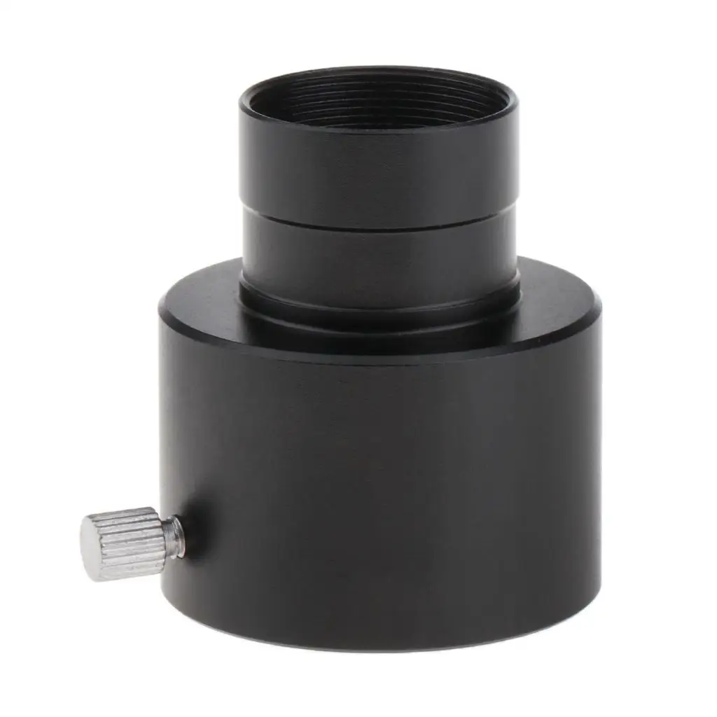 Anneau adaptateur pour oculaire de télescope, en métal noir, 0,965 pouces, conversion en 1,25 pouces pour télescopes anciens