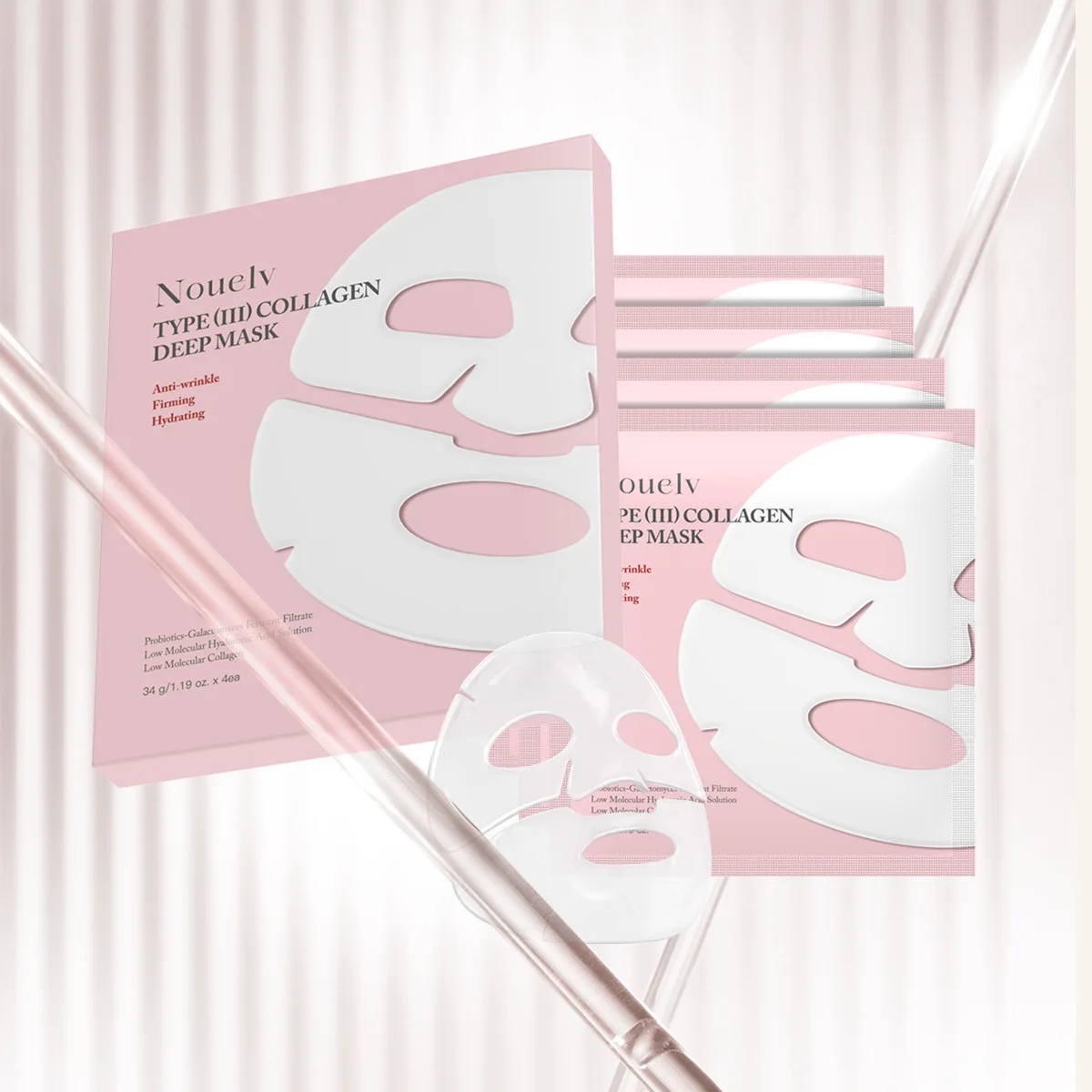 Korean Type III Collagen facial mask Biological Collagen Deep Split Patch Moisturizing and softening