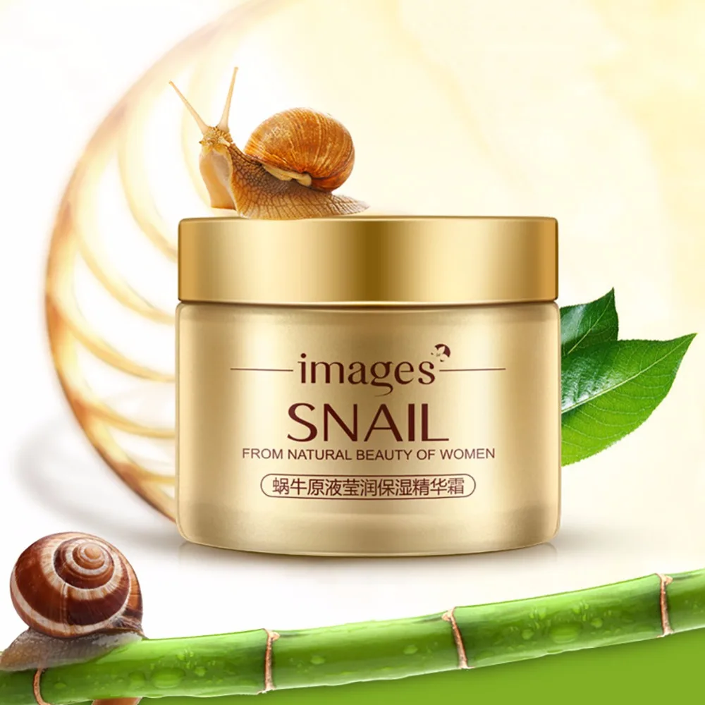 

Bioaqua Images Snail Extract Moisturizing Essence Cream Tender Skin Nourishing whitening Moisturizing snail cream 50g