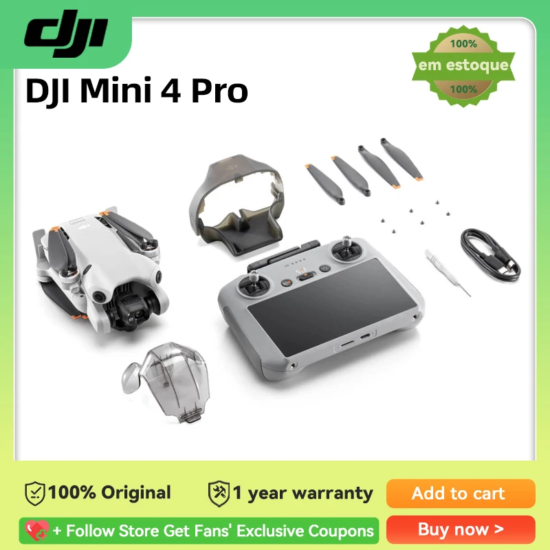 DJI Mini 4 PRO Drone 4K/60fps HDR True Vertical Shooting 20km FHD Video Transmission Original Brand New in Stock