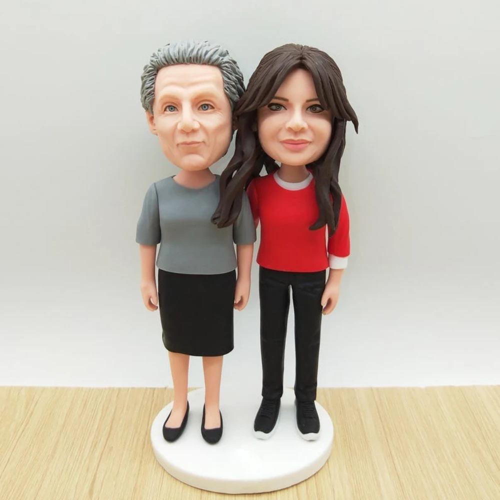 

Custom Bobblehead from Photo Handmade Full Body Custom Figurine Unique Gift for Him Her Couple Wedding Birthday Anniversary