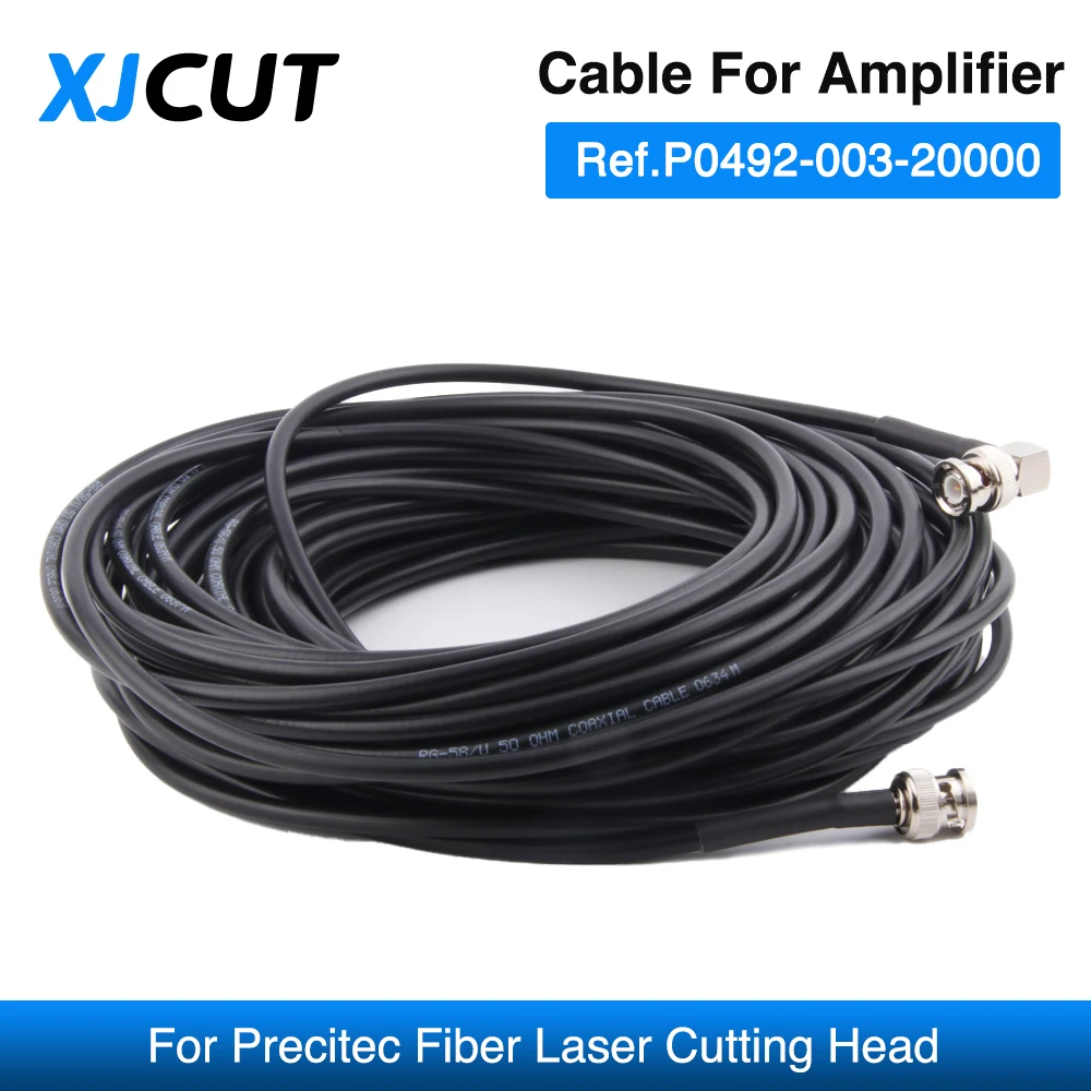 

XJCUT 20-метровый сенсорный кабельный усилитель P0492-003-20000 режущая головка для волоконного лазера для лазерной головки Precitec