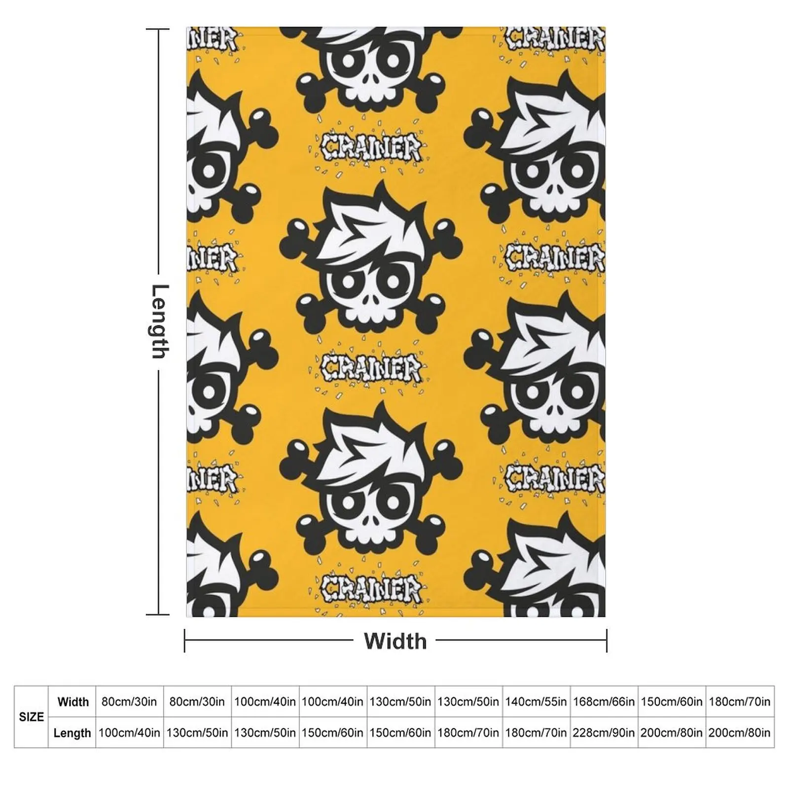 Crainer Exclusive Logo Throw Blanket Thermal Flannel Decorative Throw christmas gifts Giant Sofa Blankets