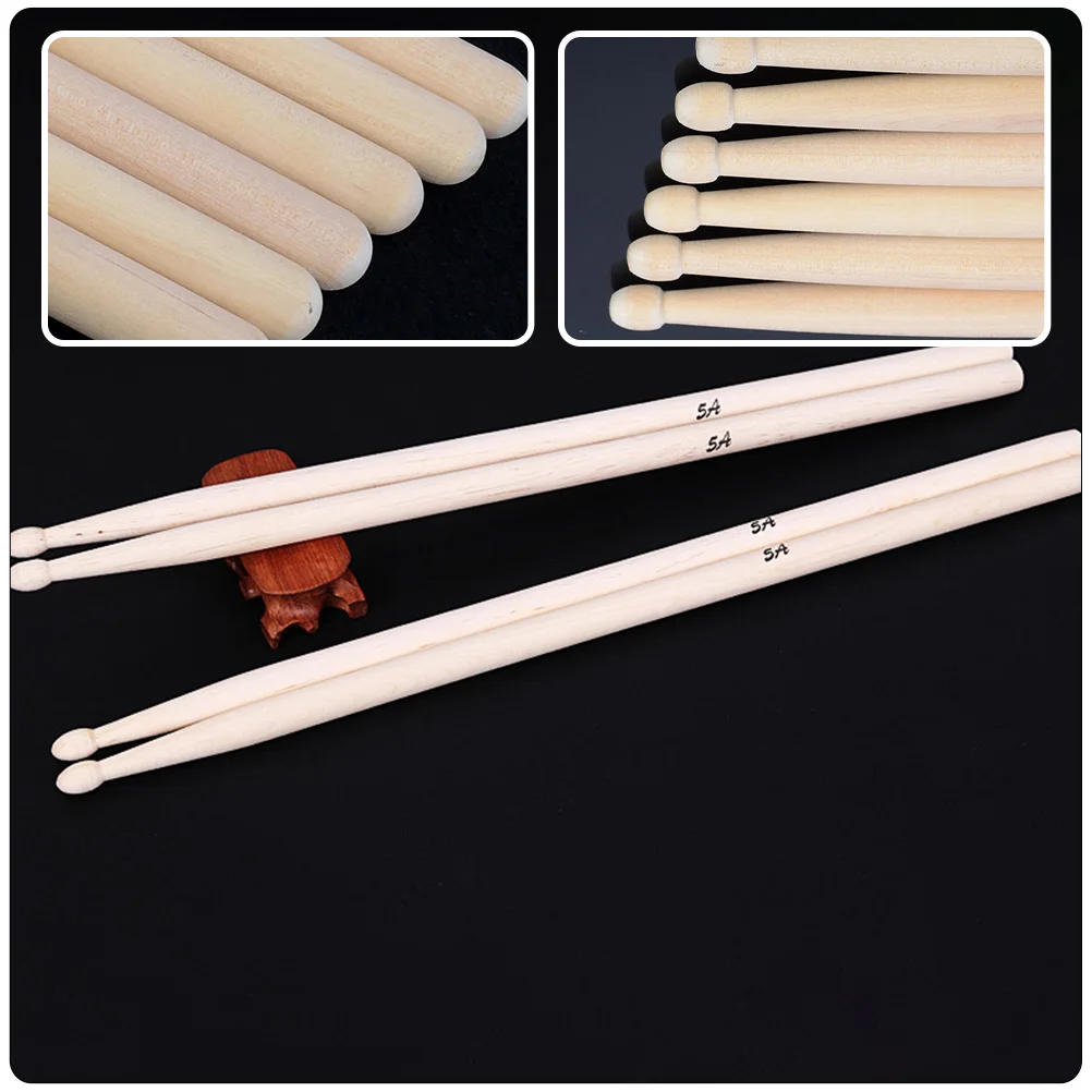 

Hickory Maple Sticks Music Instrument Universal Junior Musical Percussion Accessories