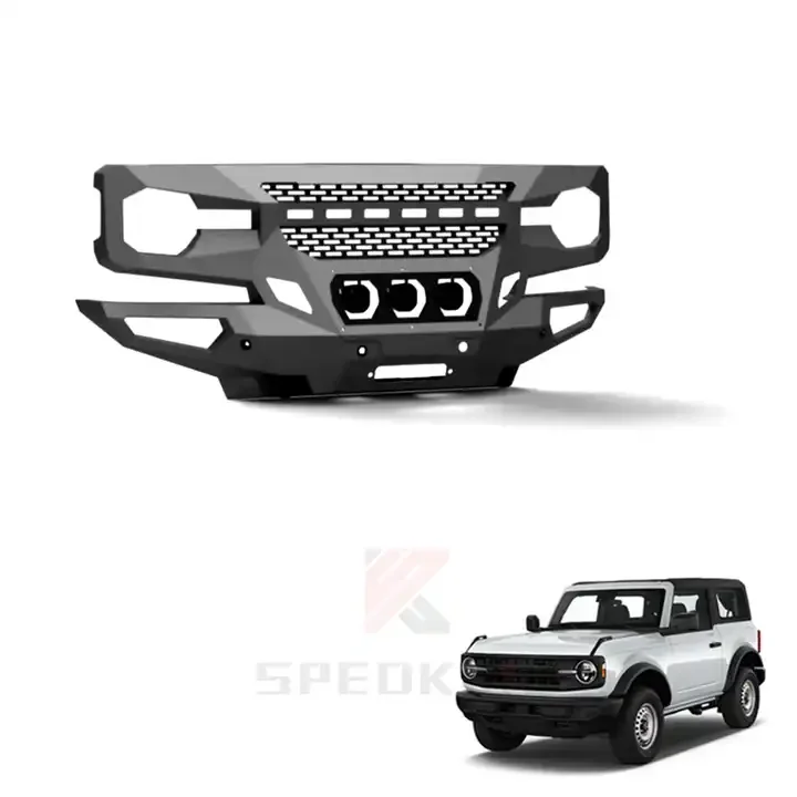 Spedking High Quality Car Accessories Front Bumper Grill Front Bull Bar for FORD Bronco Front Bumper Grille