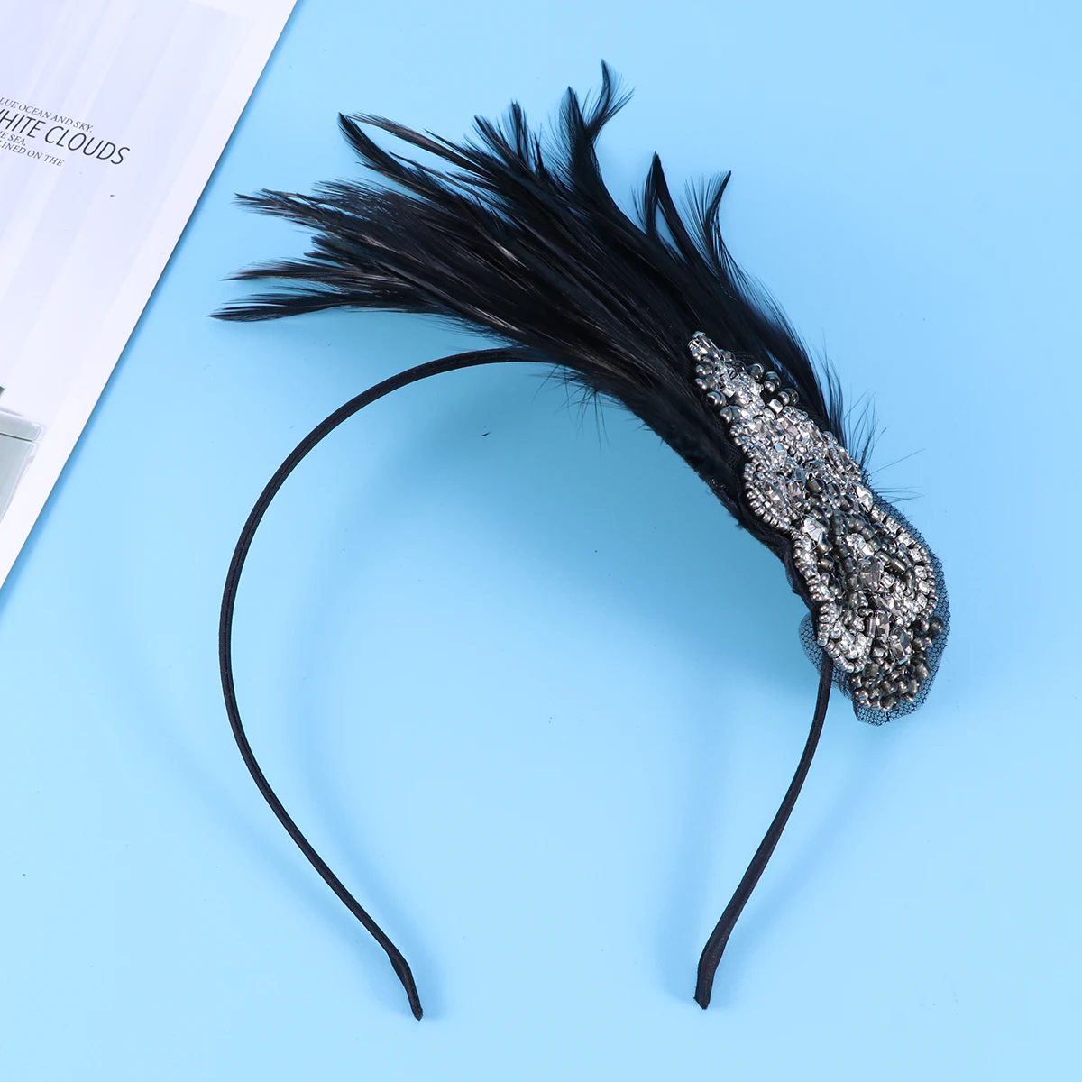 

Headb Hair Accessories Children Bridesmaid Bridal Wedding Photo Headdress Stage ShowVintage Beads Crystals