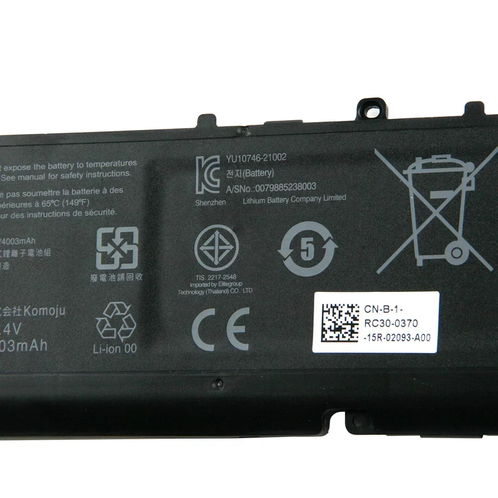 Replacement Battery RC30-0370 RZ09-0370 RZ09-0368 For Razer Blade 14 inch Ryzen 2021 2022 Battery 6400mAh