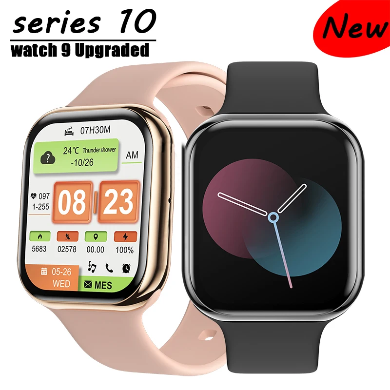 

2025 Новые часы серии 9 для Apple GPS Track Смарт-часы Мужчины Женщины Температура тела Bluetooth Вызов Водонепроницаемые спортивные умные часы