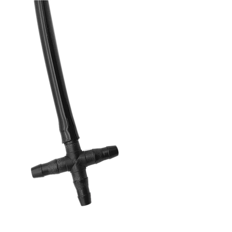 T21C 100 Pcs Mangueira Cruz Conector Reto Para Mangueira 4/7 Mm 1/4 Polegada Farpa Conector Roscado