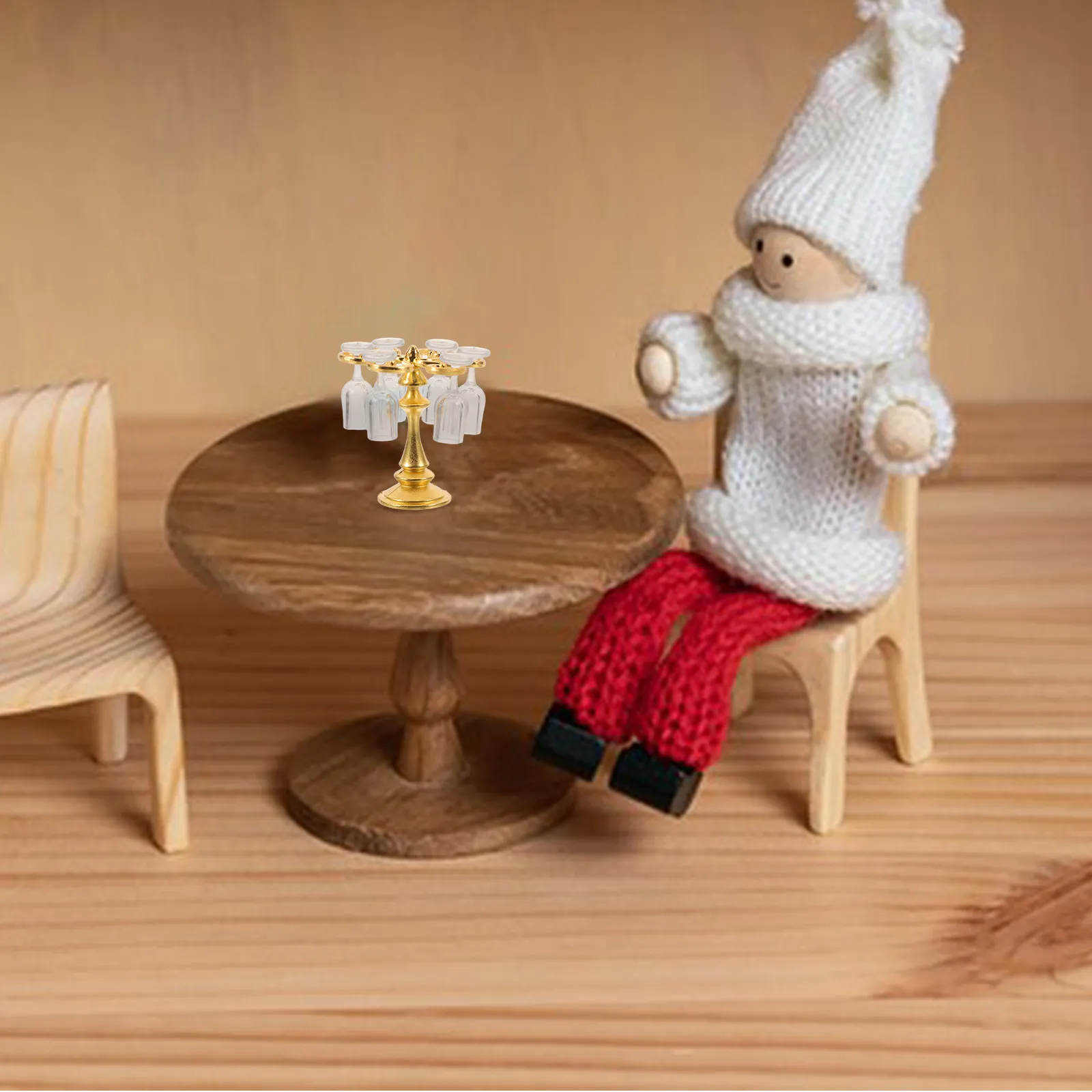 

Миниатюрная подставка для винных бокалов, детализированный пластиковый держатель для посуды, аксессуары для микроландшафта, кухонного или обеденного стола, миниатюрные элементы