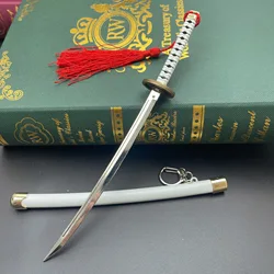 22 cm Anime Merchandise Craft Toy, Wado Ichimonji, Samurai Sword Weapon Model, Zinc Alloy Metal, Non-Sharp, Comes with Scabbard