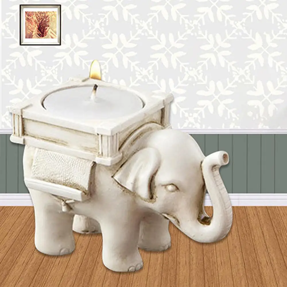 2025 Elephant Candle Holder Home Decor Living Room Decor Candlestick Candle Stick Rack Wedding Photography Candle Holders