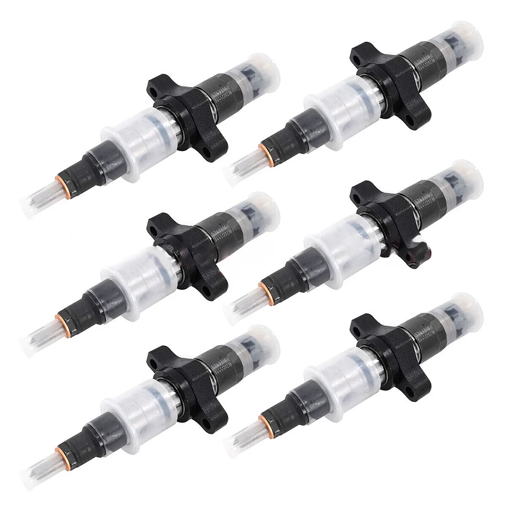 6x Diesel Fuel Injector 0445120238 for Dodge Ram 2500 3500 5.9L 04-09 For Cummins