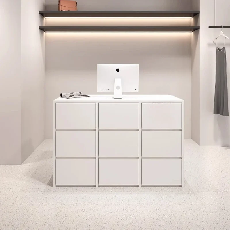 أثاث المكاتب متجر ملابس بسيط متجر مركز الصحة مكتب الاستقبال خمر مركز العملاء مكتب الجدول مكاتب الاستقبال #6