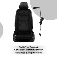 Car Heated Seat Cushion Temperature Control Switches 12V24V Universal Winter Plush Automotive Seat Electric Heating Seat Cushion