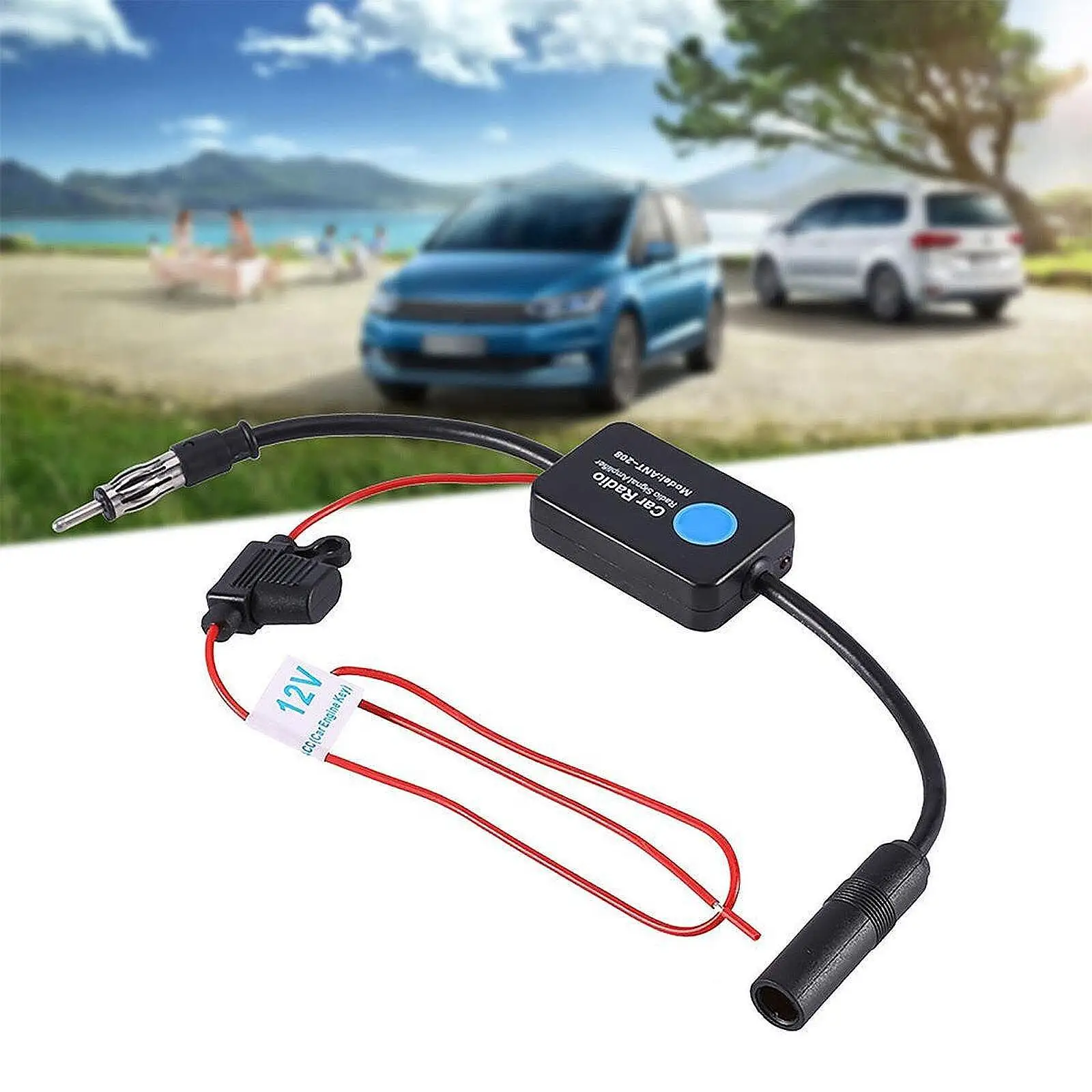 2xamplificador-generico-de-antena-de-radio-para-carro-com-2-abracadeiras-de-cabo-para-reducao-de-ruido