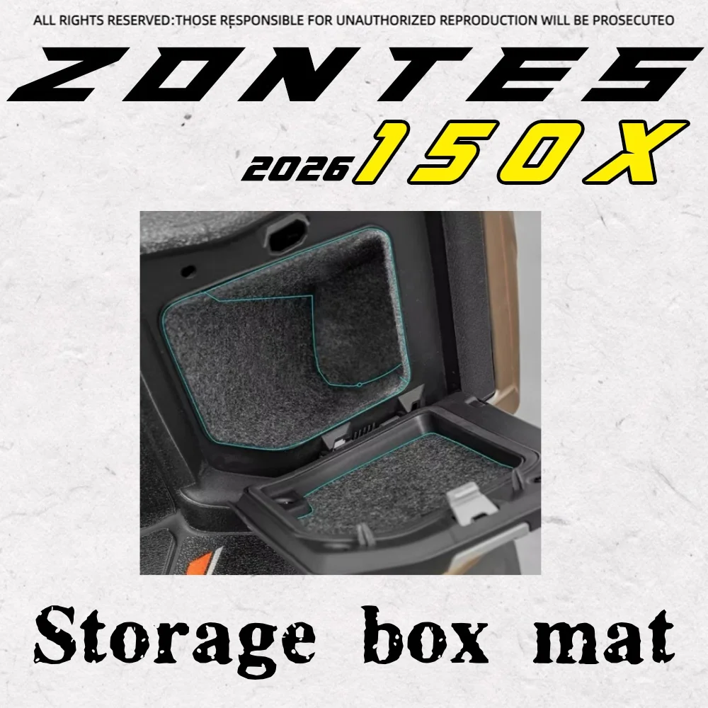 

Защитная наклейка для кофра мотоцикла ZONTES 150X 2026 года, аксессуар для шумопоглощения и амортизации.