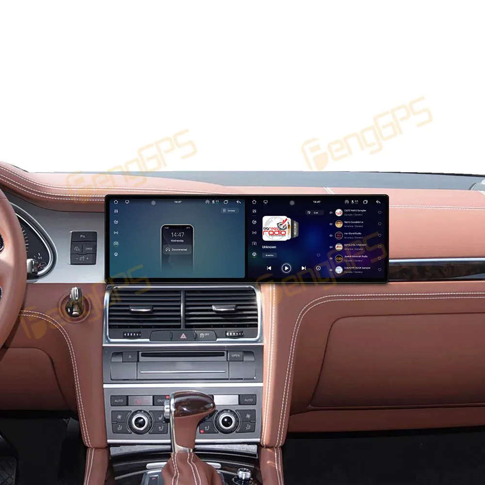 

Dual Screen 9.1 Inch Android 15 CarPlay Car Radio For Audi Q7 2010-2015 Touch Screen Multimedia Player GPS Navigation DSP Auto